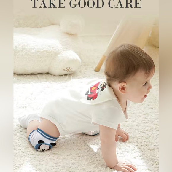 Minnie Mouse Baby Knee Pull-On Pads Non-Slip Breathable Stretchable for Toddlers - Picture 3 of 7